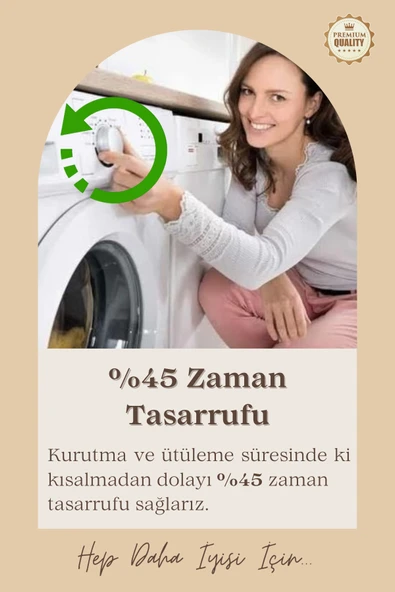 adeLife® % 100 Yün Çamaşı Kurutma Topları (6'lı Paket)+ 2 Adet Keten Saklama Torbası - 4