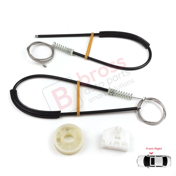 Renault Master MK3 Opel Movano B Nissan NV400 X62 Interstar 807200008R İçin Sağ Kapı Cam Kriko Seti ürün görseli 1