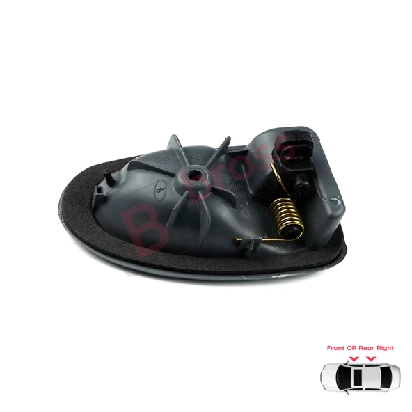 Renault Clio Trafic Master 2 Scenic Megane Logan 1 Movano A Primastar 1 Daily İçin Gri Sağ Kapı Kolu - Resim 5