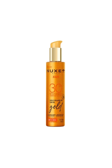 NUXE Sun SPF30 Gold Altın Parıltılı Güneş Yağı 150 ml 3264680041990