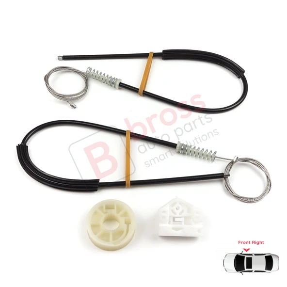 Renault Master MK3 Opel Movano B Nissan NV400 X62 Interstar 807200008R İçin Sağ Kapı Cam Kriko Seti - Resim 2