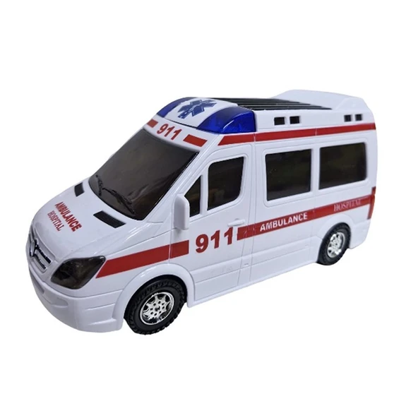 Pilli Çarp Dön 89-2689b Işıklı Sesli Ambulans - 2