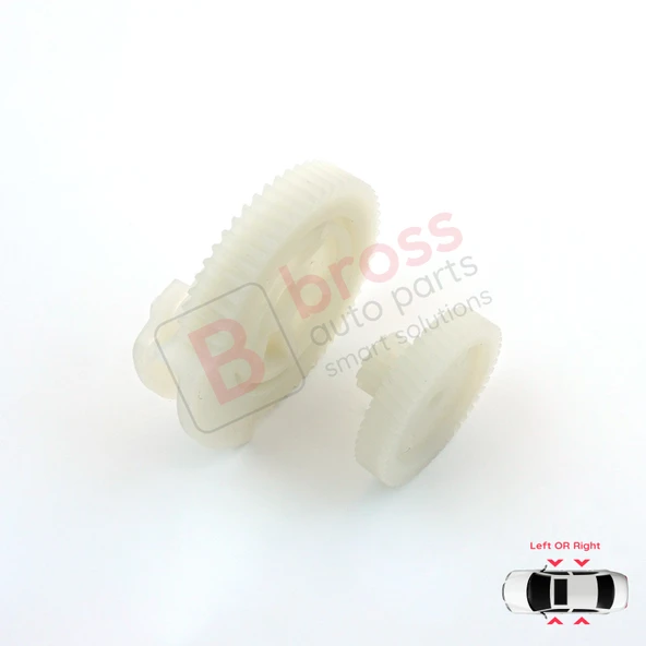 BMW F01 F02 F04 F10 F11 F12 için Ön Kapı Vakum Motor Tamir Dişlisi 51217185691 92 - Resim 4