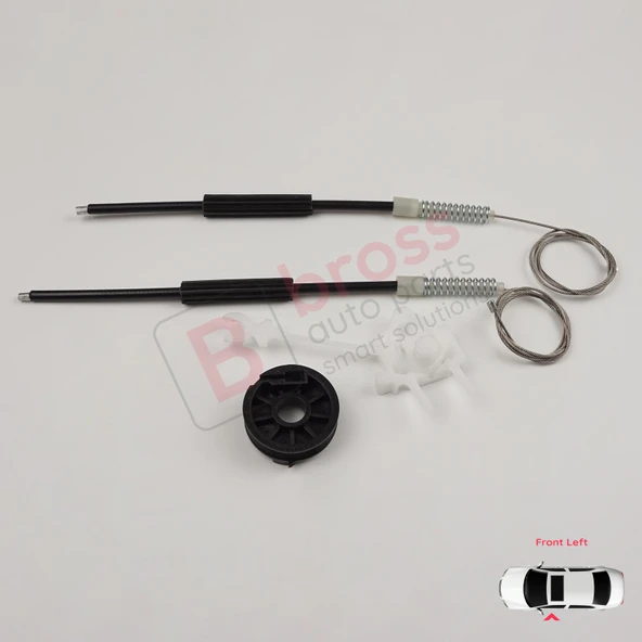 Fiat Doblo MK1 MPV Van 119 223 2001-2010 51718404 İçin Ön Sol Kapı Cam Kriko Tamir Seti