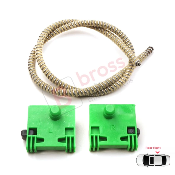 Renault Scenic MK1 JA0/1 FA0 1999 -2003 8200044417 İçin Arka Sağ Kapı Cam Kriko Tamir Seti ürün görseli 1