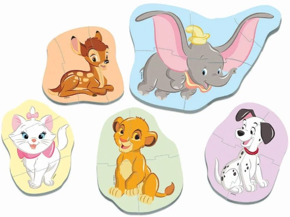 Educa Disney Animals Bebekler İçin Eğitici Yapboz Oyunu - Resim 2