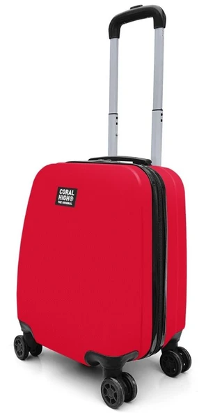 Coral High 40 cm Kırmızı Mini Kabin Valizi - Kadın - 16509