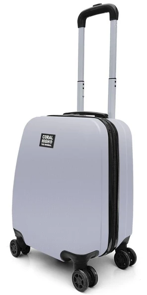 Coral High Gri Renk Erkek Mini Kabin Valiz - Gümüş - 16508
