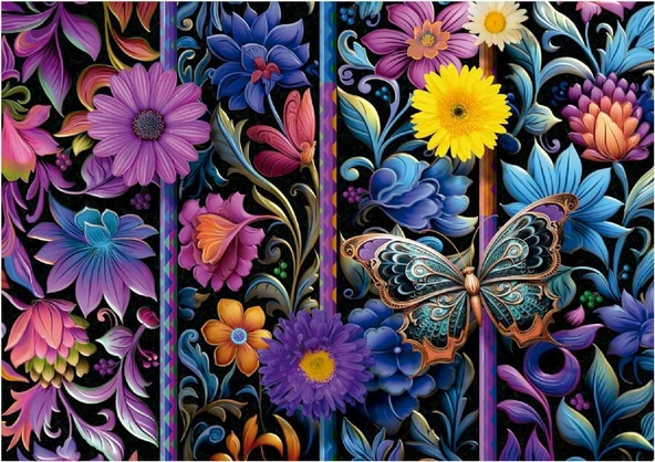 Educa 500 Parça Badda Çiçeğinin Açışı Puzzle - 19909 - Badda Bloom - Resim 2