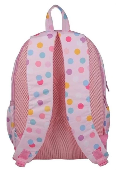 Slazenger Pembe Puantiyeli  İki Bölmeli Kız Çocuk Okul ve Günlük Sırt Çantası 24439 - Resim 3