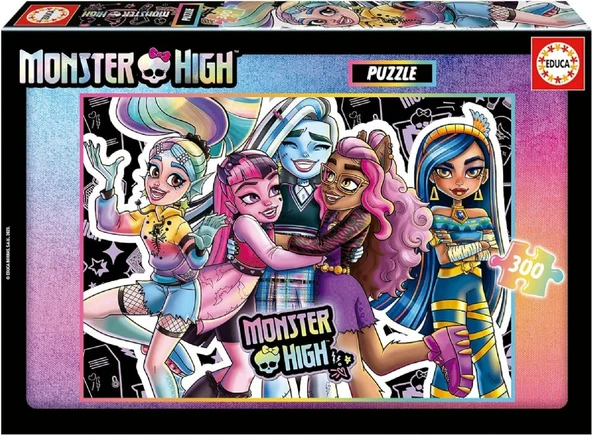 Educa 300 Parça Kız Çocuk Monster High Puzzle - 8-11 Yaş - Resim 2
