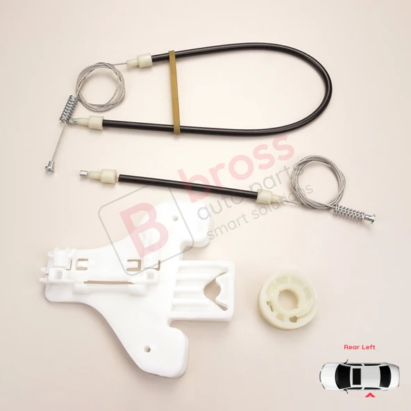 Seat Toledo MK3 5P2 2004-2009 Altea 5P1 XL 5P5 5P8 İçin Elektrikli Arka Sol Cam Kriko Tamir Seti