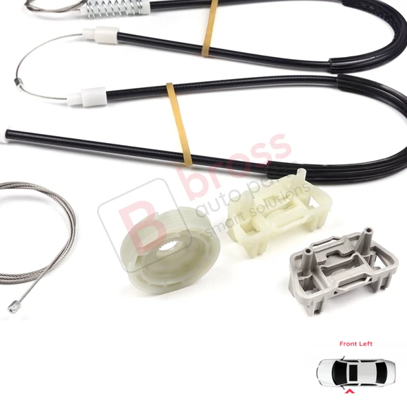 Ford Focus MK1 1998-2005 4/5 Kapı Hatchback Sedan Wagon 1138216 İçin Ön Sol Cam Kriko Tamir Seti - Resim 5