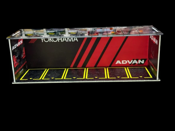 6 Adet Araç Alan Pleksi Garaj Advan - 1