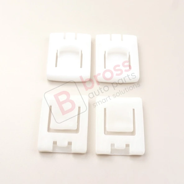 VW İçin 4 Adet Ön Koltuk Ray Kılavuz Klipsi 191881213 - Resim 2