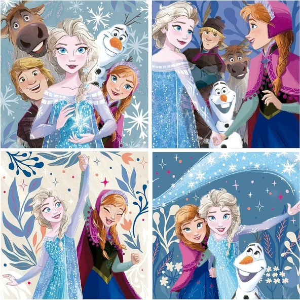 Educa Frozen Kademeli Çocuk Puzzle - 12-16-20-25 Parça - 3-5 Yaş - Resim 2