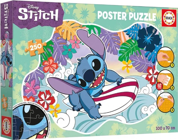 Educa 250 Parça Stitch Maxi XL Poster Yapboz - 8-11 Yaş - Kız Çocuk