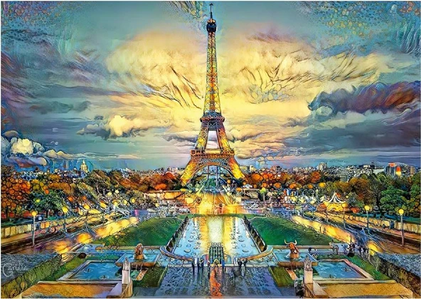 Educa 500 Parça Eyfel Kulesi Puzzle - 19621 - Eiffel Tower - Resim 2