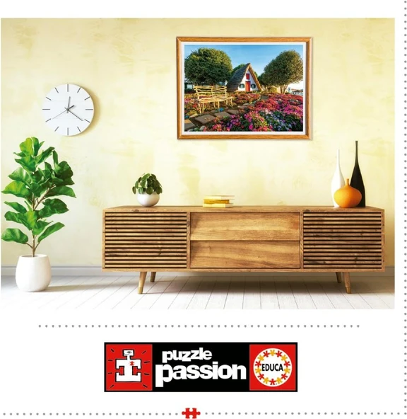 Educa 1500 Parça Portekiz Madeira Adası Puzzle - 19938 - Santana Madeira - Resim 4