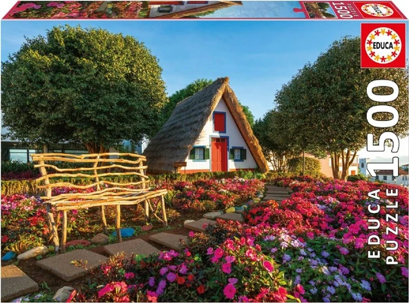 Educa 1500 Parça Portekiz Madeira Adası Puzzle - 19938 - Santana Madeira ürün görseli