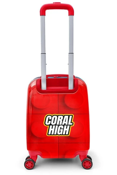 Coral High Bultak Desenli Renkli Erkek ve Kız Çocuk Mini Boy Kabin Seyahat Valizi - 16793 - 3