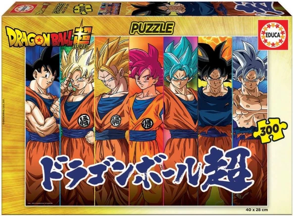 Educa 300 Parça Erkek Çocuk Dragon Ball Süper Puzzle - 8-11 Yaş
