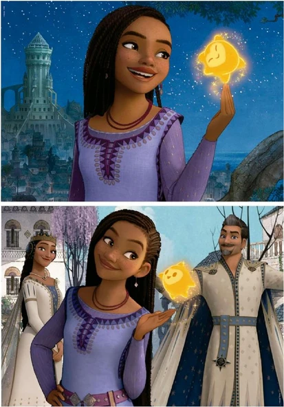 Educa 2x20 Parça Çocuk Puzzle - Disney Wish - 3-5 Yaş Kız Çocuk - Resim 2