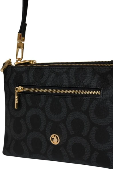 U.S. Polo Assn. Siyah Kadın Omuz Çantası US25164 - 3