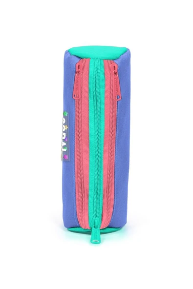 Coral High Üç Gözlü Okul Kalem Çantası - Kız ve Erkek Çocuk - Yeşil Mavi - Resim 2