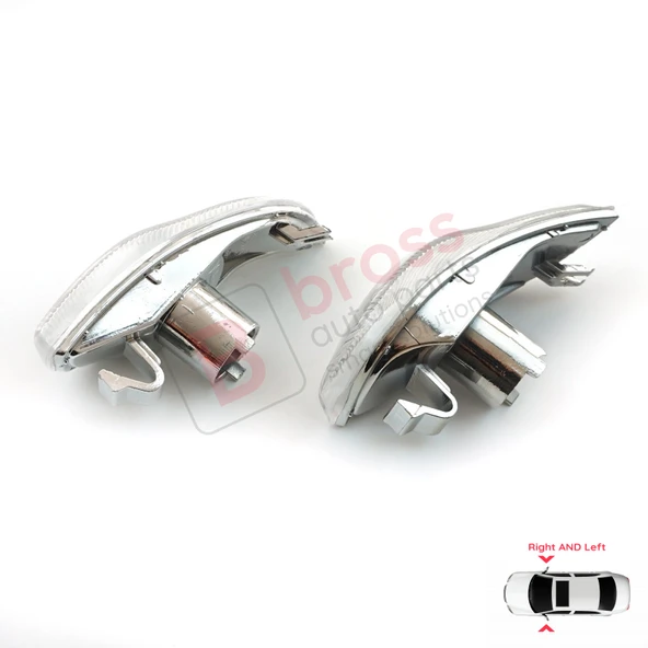 Renault Symbol MK3 Dacia Logan Sandero MK2 261653175R 261600977R İçin Ayna Sinyali Sağ ve Sol - Resim 3