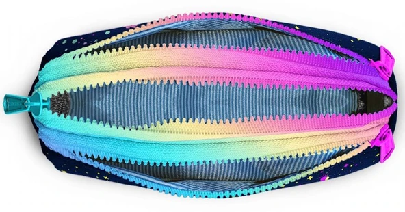 Coral High Üç Gözlü Okul Kalem Çantası - Kız Çocuk - Mor Pembe - 3