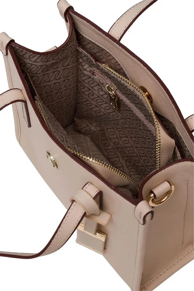 U.S. Polo Assn. Bej  Kadın Omuz Çantası US25139 - 5