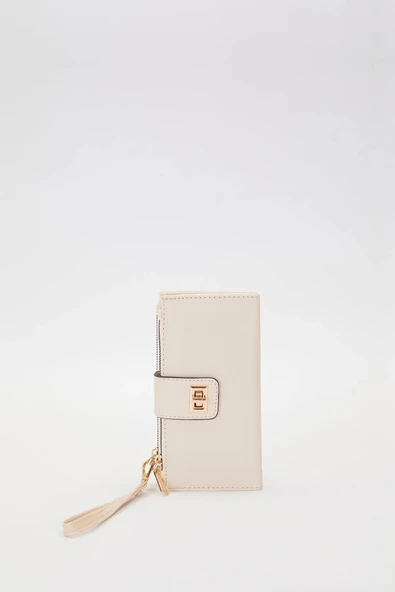 Levidor Krem Kadın Cüzdan 910042