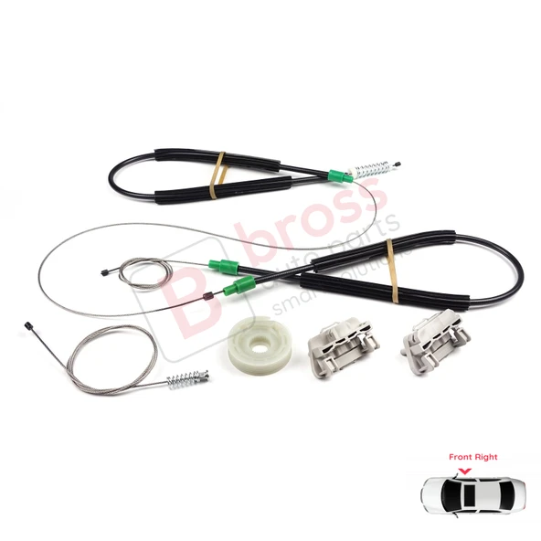 Ford Focus MK1 1998-2005 4/5 Kapı Hatchback Sedan Wagon 1142894 İçin Ön Sağ Cam Kriko Tamir Seti - Resim 3