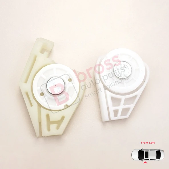 Fiat Doblo MK1 MPV Van 119 223 2001-2010 51718404 İçin Ön Sol Cam Kriko Tamir Köşe Makara Set 1+2
