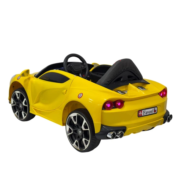 Favori Uzaktan Kumandalı 4X2 12 VOLT Sarı Gt Akülü Araba - 5