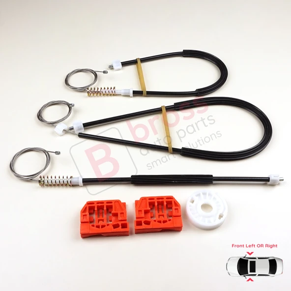 VW Touran MK1 1T1 1T2 1T3 2003-15 1T1837461 1T1837462 İçin Ön Sağ veya Sol Kapı Cam Kriko Tamir Seti