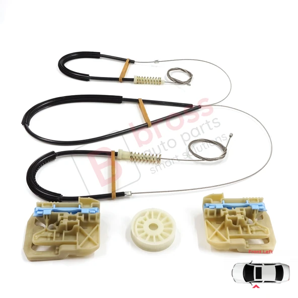 Audi Q5 SQ5 8R 8RB 2008-2018 5-Kapı 8R0837461 İçin Elektrikli Ön Sol Cam Kriko Tamir Seti - Resim 3