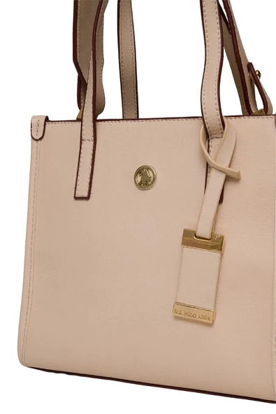 U.S. Polo Assn. Bej  Kadın Omuz Çantası US25139 - 4