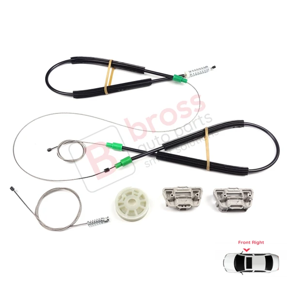 Ford Focus MK1 1998-2005 4/5 Kapı Hatchback Sedan Wagon 1142894 İçin Ön Sağ Cam Kriko Tamir Seti - Resim 2