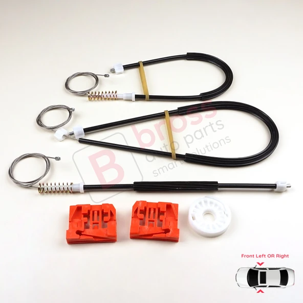 VW Touran MK1 1T1 1T2 1T3 2003-15 1T1837461 1T1837462 İçin Ön Sağ veya Sol Kapı Cam Kriko Tamir Seti - Resim 2