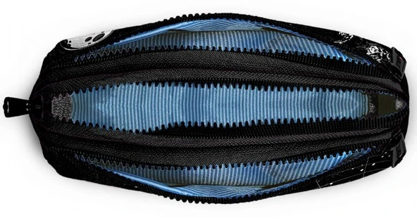 Coral High Üç Gözlü Okul Kalem Çantası - Erkek Çocuk - Siyah Galaxy - Resim 3