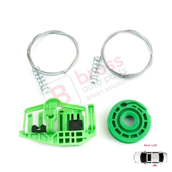 BMW 1 E87 2003-2012 5-Kapı Hatchback 51357138467 İçin Arka Sol Cam Kriko Tamir Seti - Resim 2