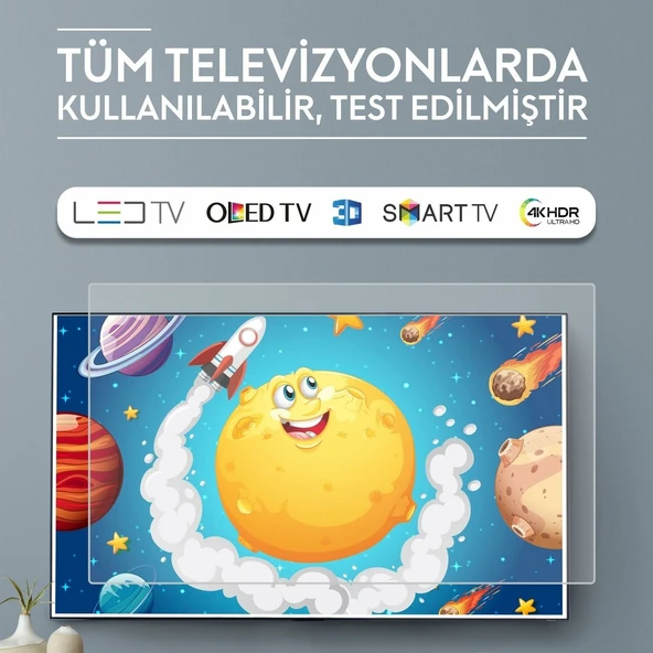 TV EKRAN KORUYUCU 32 INÇ 82 EKRAN 73X43 CM 3MM - 3