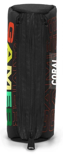 Coral High Üç Gözlü Okul Kalem Çantası - Erkek Çocuk - Siyah Gamer - 2