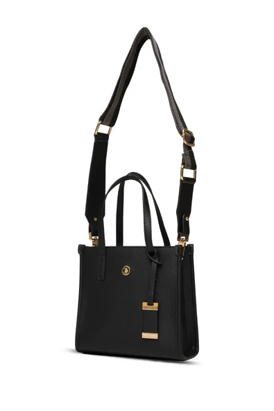 U.S. Polo Assn. Siyah  Kadın Omuz Çantası US25139 - Resim 5