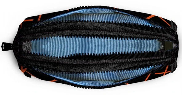 Coral High Üç Gözlü Okul Kalem Çantası - Erkek Çocuk - Siyah Beyaz Basketbol - Resim 3