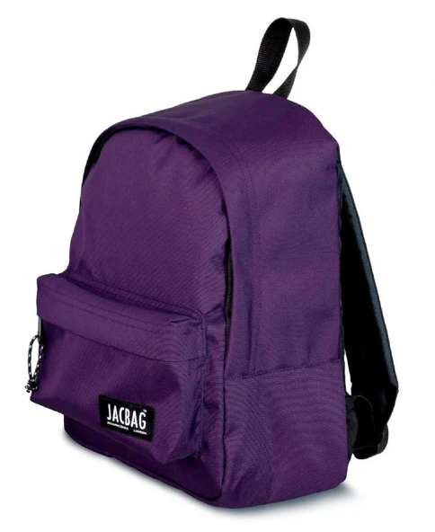 Jacbag Classic Kids - İki Bölmeli Ufak Günlük Mor Sırt Çantası - Jac-34 - Kadın/Kız Çocuk