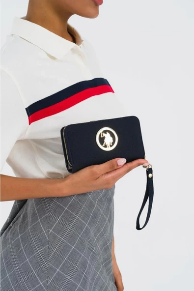 U.S. Polo Assn. Siyah Kadın Cüzdan USC25366 - 2