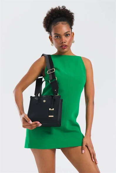 U.S. Polo Assn. Siyah  Kadın Omuz Çantası US25139 ürün görseli